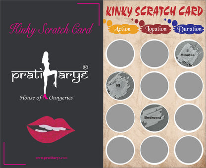 Kinky Scratch card game for adventours couple