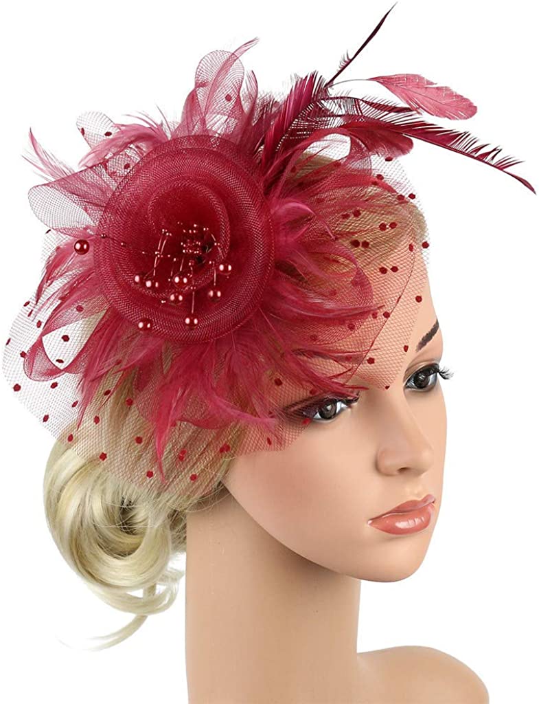 Premium Wedding Fascinators Feathers Hat