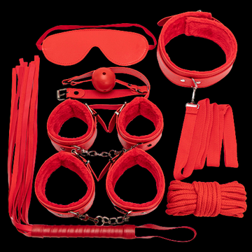Body Harness Store - 9 Pc BDSM-Bondage Kit - Pratiharye