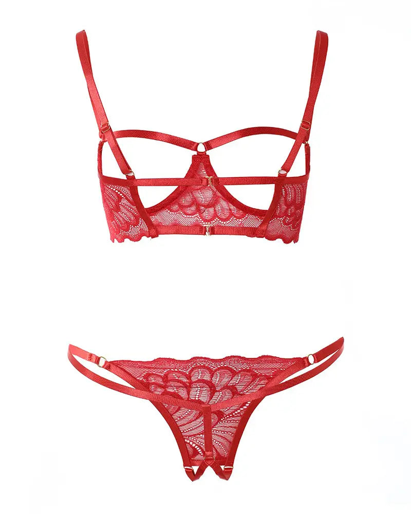 Pratiharye Multicolor printed bra and panty set